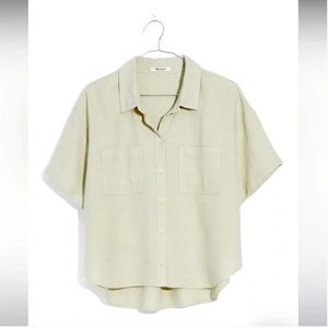 Madewell Breezewoven Beachside Shirttail Top